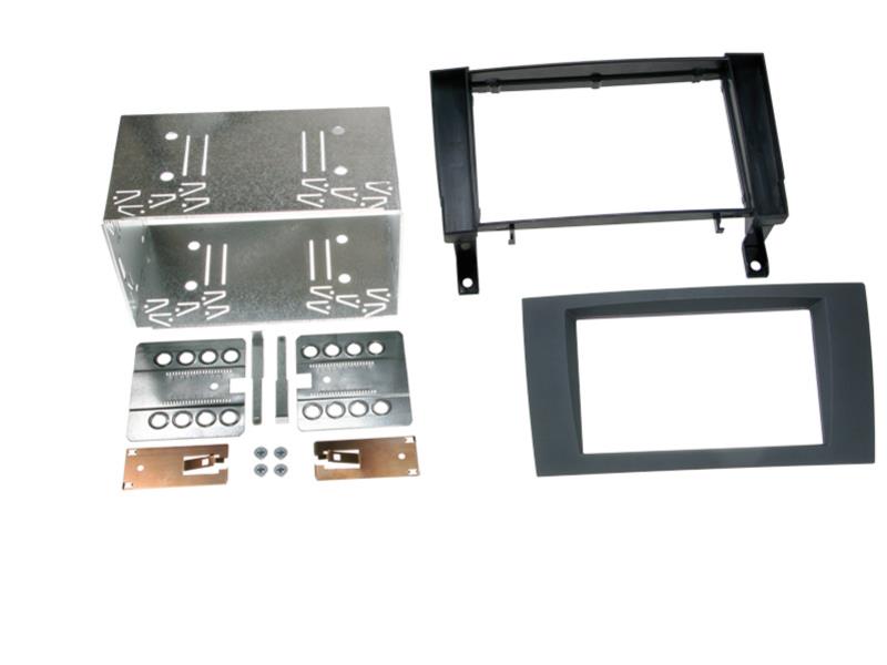 Radioblende 2-DIN für Mercedes SLK R171 2004 Einbausatz Einbaurahmen Radioblende 2-DIN für Mercedes SLK R171 2004 Einbausatz Einbaurahmen