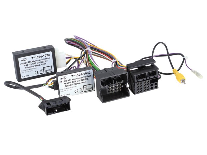Interface für Werks Rückfahrkamera High für VW Seat Skoda bewegliche Hilfslinien Interface für Werks Rückfahrkamera High für VW Seat Skoda bewegliche Hilfslinien