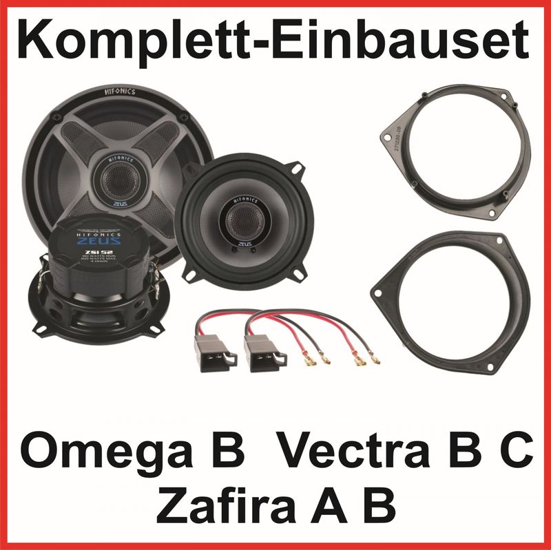 Lautsprecher Set Omega B Vectra B C Zafira A B Hifonics ZSI52 2 Wege hinten Lautsprecher Set Omega B Vectra B C Zafira A B Hifonics ZSI52 2 Wege hinten