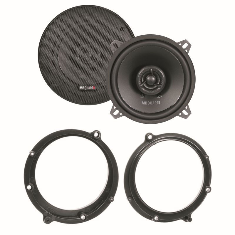 MB Quart QX130 2 Wege Lautsprecher System vorne Einbauset für Audi A4 B5