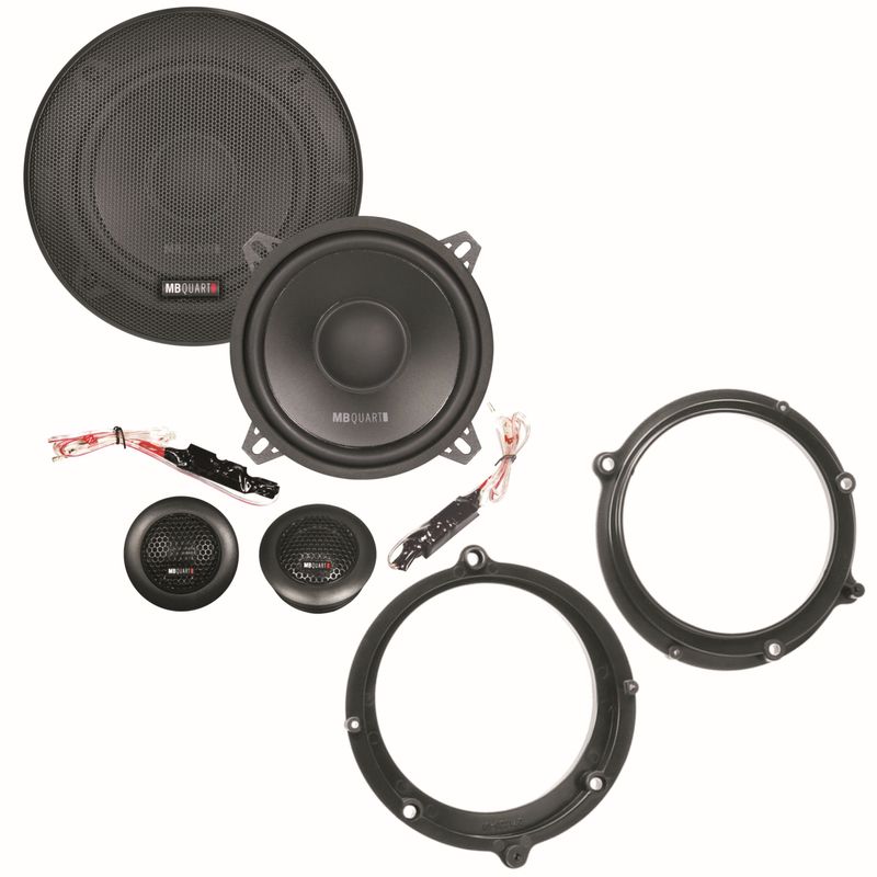 MB Quart QS130 2 Wege Lautsprecher System vorne Einbauset für Audi A4 B5