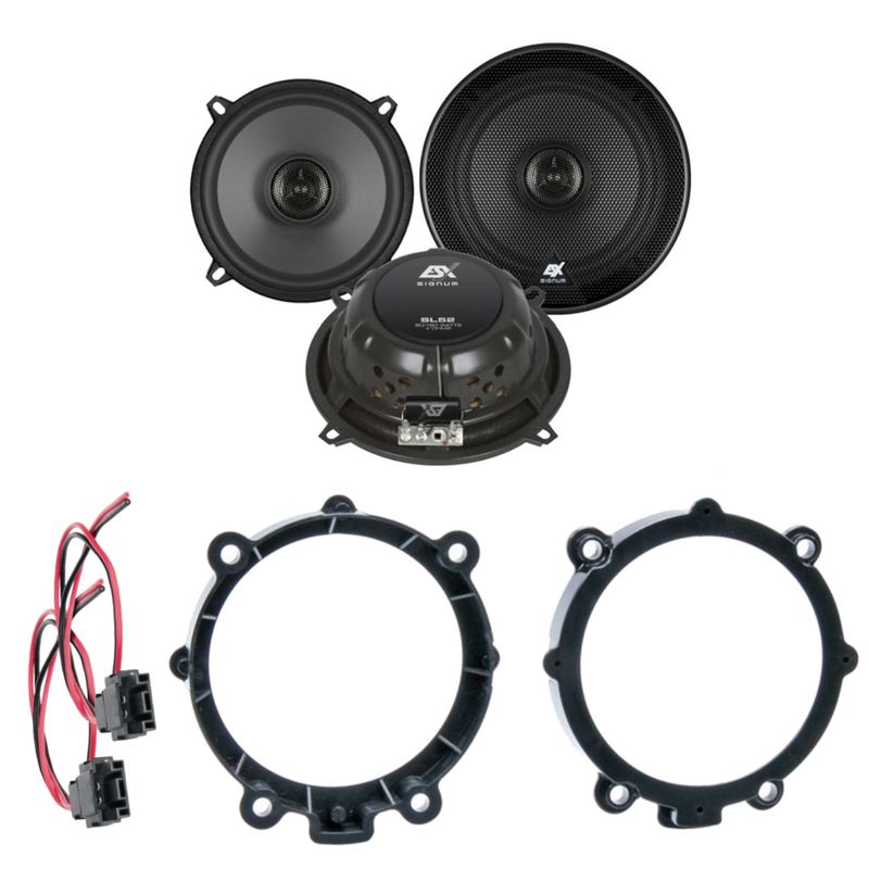 ESX SL52 Koaxialial Lautsprecher vorne Einbauset für Mercedes Sprinter W906 ESX SL52 Koaxialial Lautsprecher vorne Einbauset für Mercedes Sprinter W906