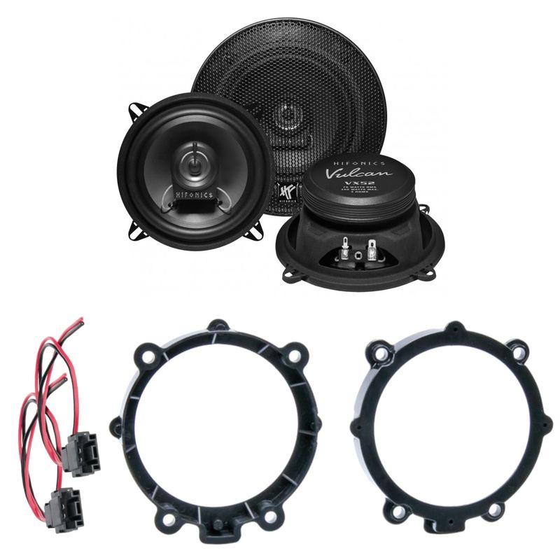 Hifonics VX-52 Koaxial Lautsprecher vorne Einbauset für Mercedes Sprinter W906 Hifonics VX-52 Koaxial Lautsprecher vorne Einbauset für Mercedes Sprinter W906