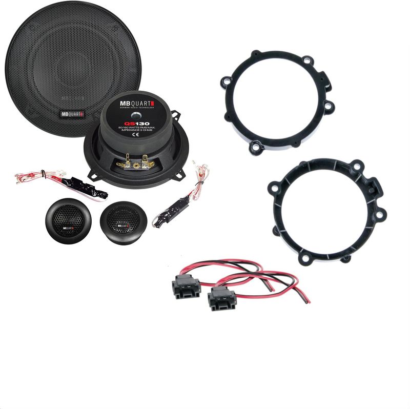 Lautsprecher Set Mercedes Vito Viano W639 MB Quart QS130 2 Wege Kompo vorne