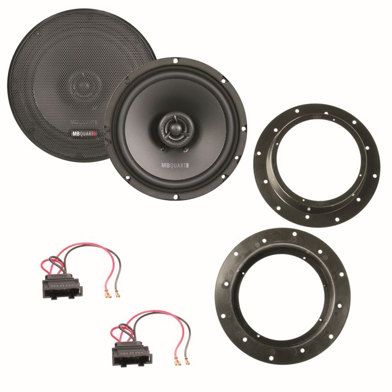 MB Quart QX165 2 Wege System Lautsprecher Set für Tiguan Touran Touareg T5 vorne