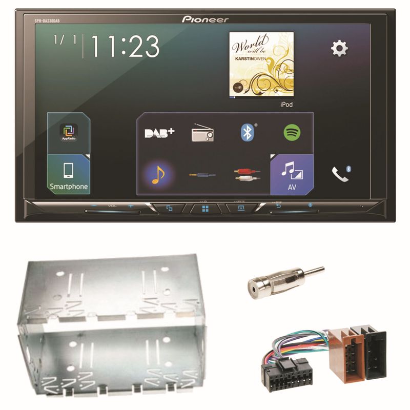 Pioneer SPH-DA230DAB Bluetooth Einbauset für Mercedes Vito Viano W639 W447 Sprinter Pioneer SPH-DA230DAB Bluetooth Einbauset für Mercedes Vito Viano W639 W447 Sprinter