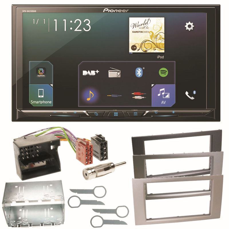 Pioneer SPH-DA230DAB Bluetooth Autoradio Einbauset für Ford Focus Fusion Galaxy S-Max Pioneer SPH-DA230DAB Bluetooth Autoradio Einbauset für Ford Focus Fusion Galaxy S-Max