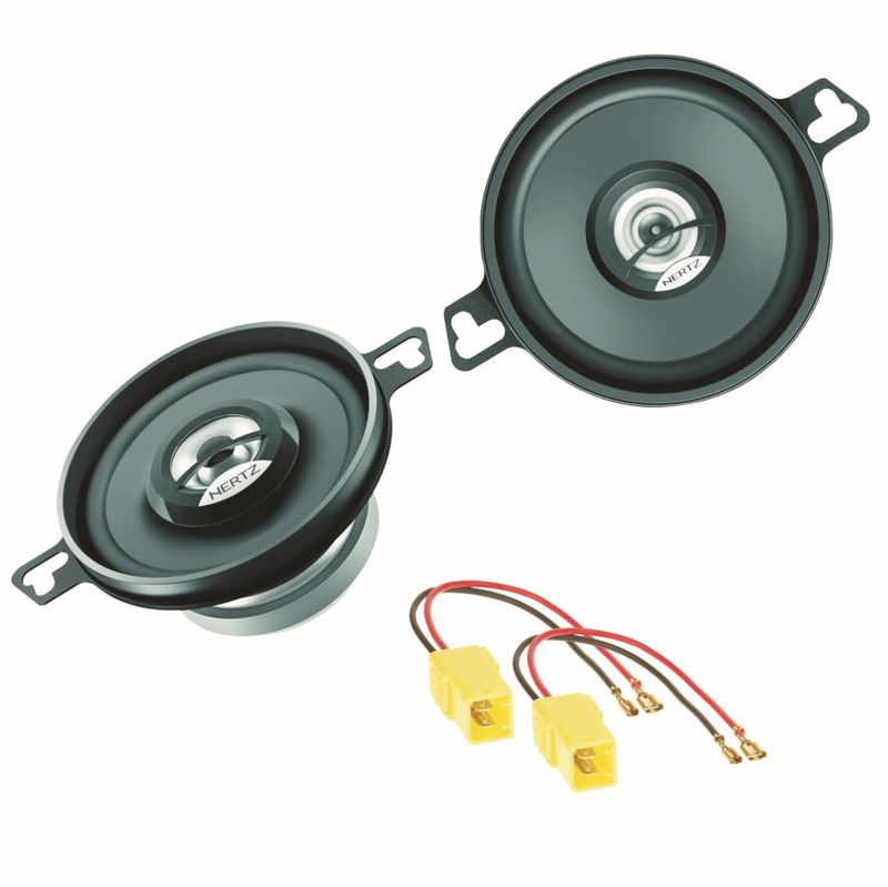 Hertz DCX 87.3 8,7 cm 2 Wege Koaxial Lautsprecher für Fiat Punto Typ 176
