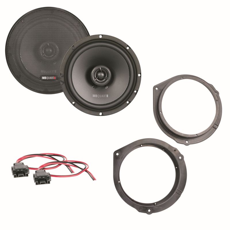 MB Quart QX165 2 Wege System 16,5 cm Einbauset vorne für Vito V-Klasse W447