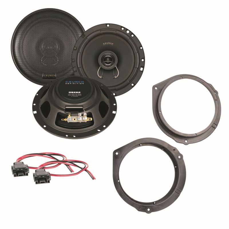 CRUNCH DSX62 16,5 cm 2 Wege Lautsprecher Einbauset vorne für Vito V-Klasse W447