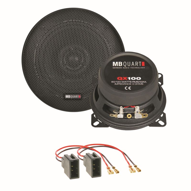 MB QUART QX100 Lautsprecher Einbauset für Citroen C1 Toyota Aygo Peugeot 107 MB QUART QX100 Lautsprecher Einbauset für Citroen C1 Toyota Aygo Peugeot 107