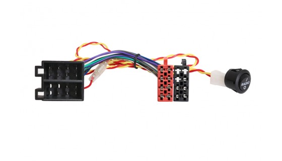 Adapterkabel mit Schalter für Autoradiobetrieb ohne Zündung einschalten