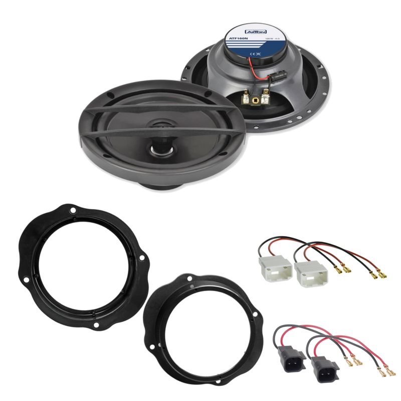 Axton ATF160N 2 Wege Lautsprecher Einbauset für Ford Focus 2 C-Max Kuga vorne Axton ATF160N 2 Wege Lautsprecher Einbauset für Ford Focus 2 C-Max Kuga vorne