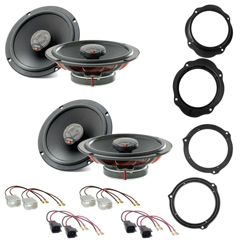 Focal ICU165 Lautsprecher Einbauset für Ford Focus 2 C-Max Kuga vorne hinten