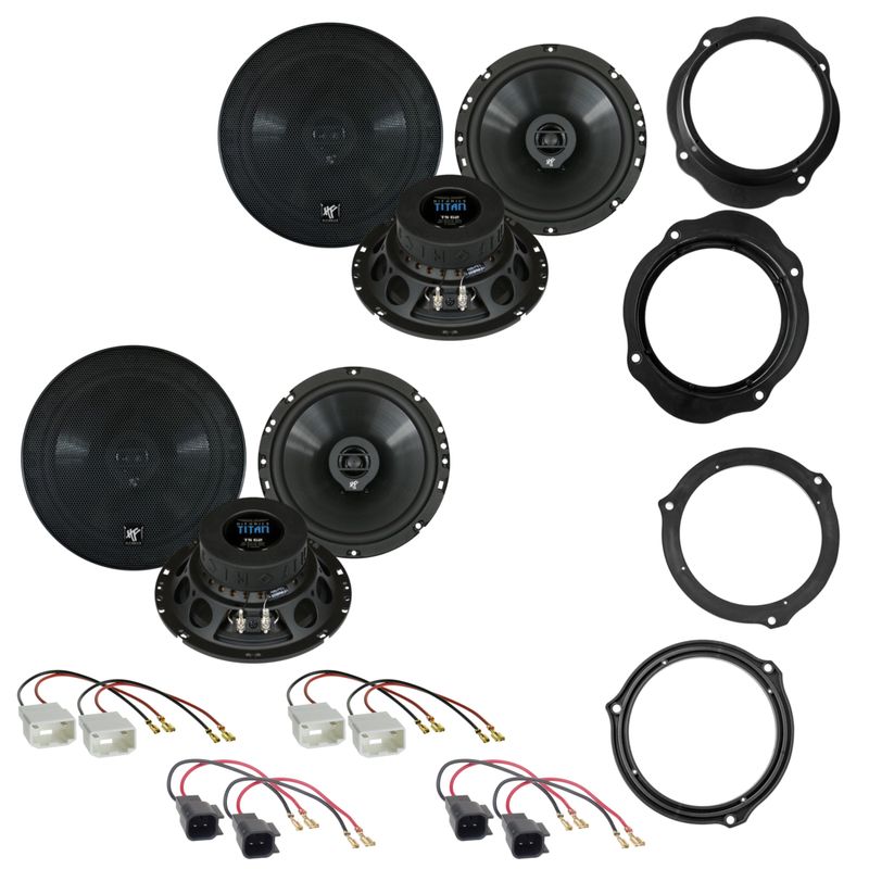 HIFONICS TS-62 2 Wege Lautsprecher Einbauset Ford Focus 2 C-Max Kuga vorn hinten HIFONICS TS-62 2 Wege Lautsprecher Einbauset Ford Focus 2 C-Max Kuga vorn hinten
