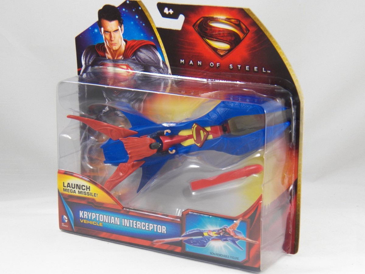 Mattel - Superman / Man of Steel Kryptonischer Jet mit Schusspfeil