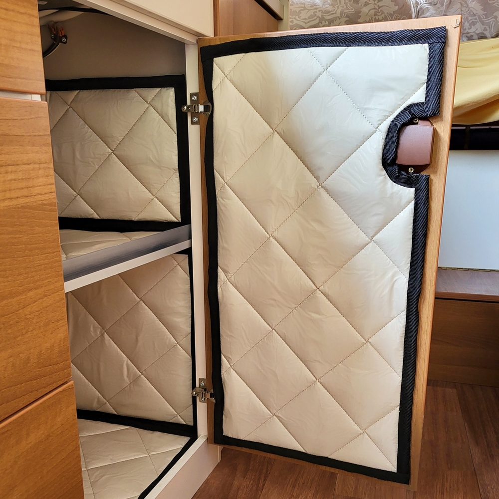 ISOCAMP® Schrank-Isolation Wohnmobil Camper Van Geräuschhemmend Isolierend Magnetisch Thermomatten Wärmeschutz Kälteschutz | ISOCAMP | Magnet Thermomatten