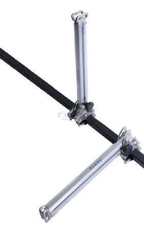 Eckla Multi-Senkrechtstütze Schelle, Länge: 40 cm