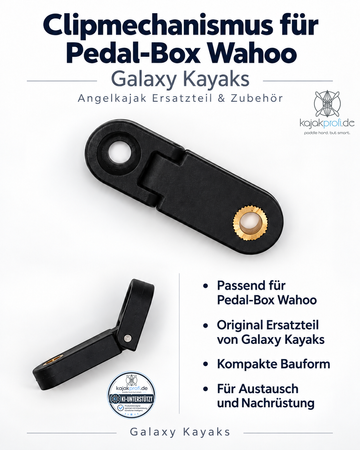 Clipmechanismus für Pedal-Box Wahoo