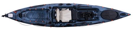Galaxy Kayaks Alboran FX3 – 409 cm Premium Angel- und Pedalkajak im Komplettset