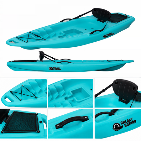 Galaxy Kayaks Reef Junior – Sit-on-Top Kinderkajak im Komplettset