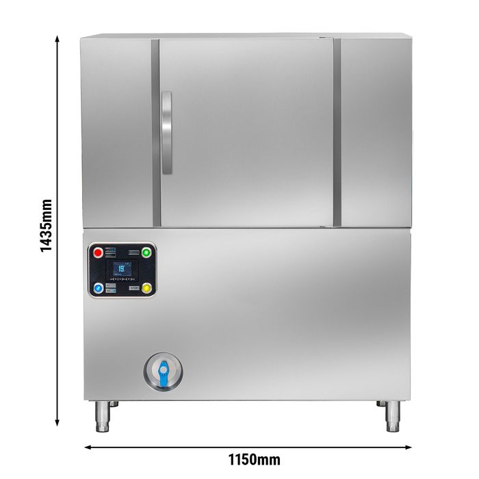 G.Gastro Korbtransportspülmaschine für 500 x 500 mm Spülkörbe