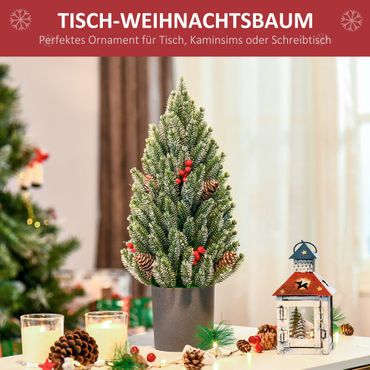 Künstlicher Weihnachtsbaum kleiner Tisch-Christbaum 170cm Ø27 x 47 cm