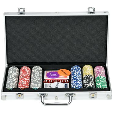 Pokerkoffer Set, 300 Pokerchips - 124428