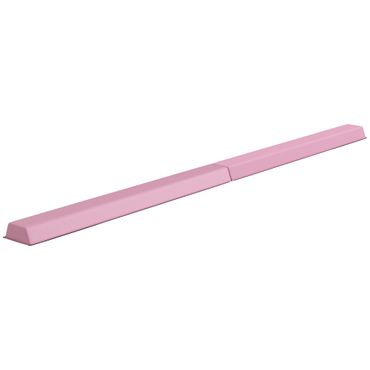 236 cm Klappbarer Schwebebalken, tragbar, rutschfest Balance Beam, bis 80kg, ab 3 Jahre, rosa