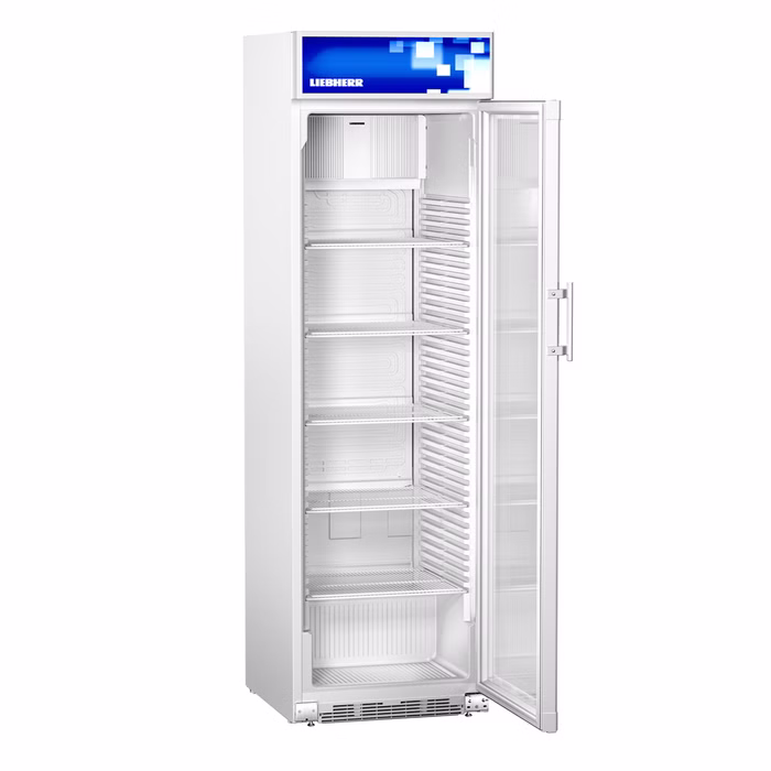 LIEBHERR Getränkekühlschrank COMFORT mit Glastür, Werbedisplay und LED-Leiste