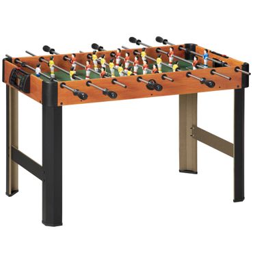 Tischkicker, 2 Bälle, rutschfeste Griffe, Punkteanzeige, MDF, Metall, Bunt