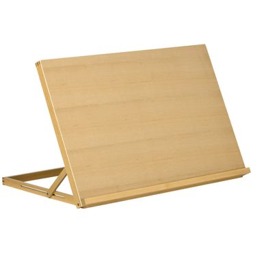 Tischstaffelei Klappbar 75,8x51cm, verstellbar, Buchenholz