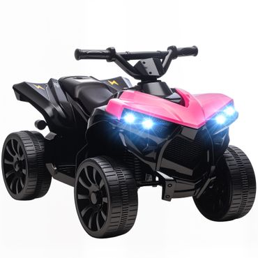 Rosa 6V-Elektroquad für Kinder