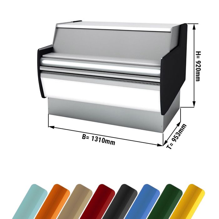 Kassentisch - 1310mm - Frontblende Schwarz