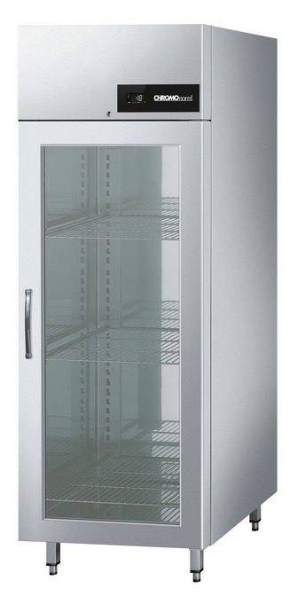 CHROMOnorm NOVA Gastro-Tiefkühlschrank BR 690 GN 2/1 mit Glastür