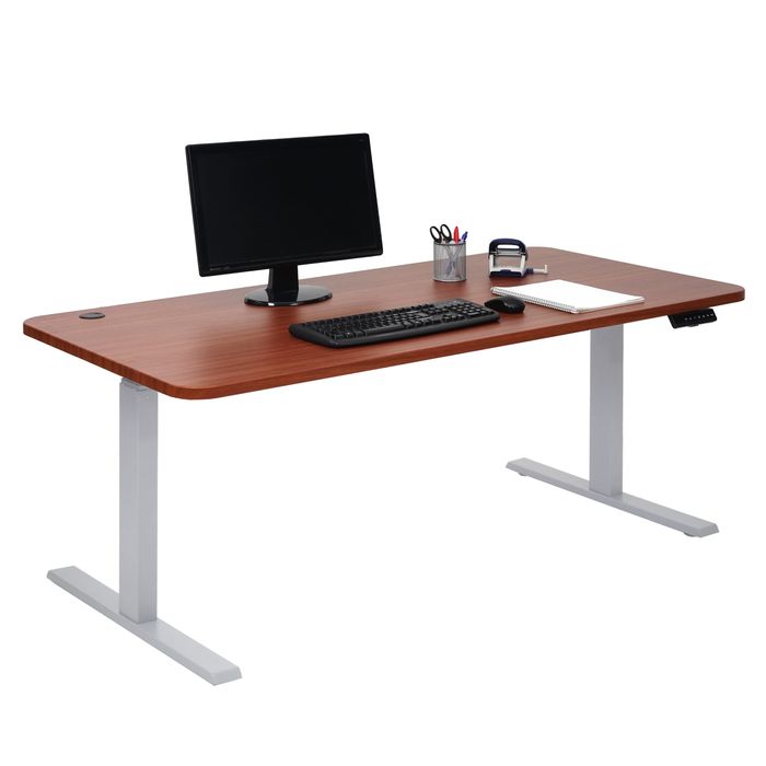 Elektrisch höhenverstellbarer Schreibtisch mit 160 x 80 cm Tischplatte