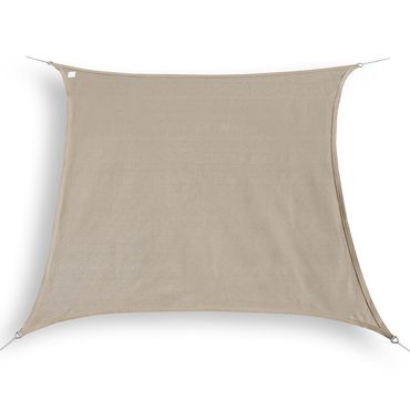 Sonnensegel wasserdicht Quadrat 2x2m, taupe