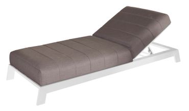 Divano Outdoor Liege BITE Lounger SUNBRELLA, weiss-taupe