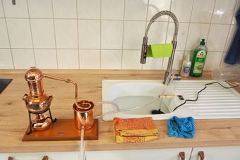 CopperGarden® Destillieranlage ARABIA 2 Liter | Elektrisch & Thermo