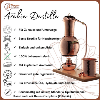 CopperGarden ® still Alquitara 5L, traditional Welcome to - Your s