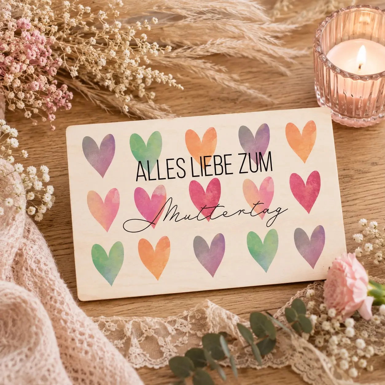 Muttertagsgeschenk und Vatertagsgeschenk personalisiert