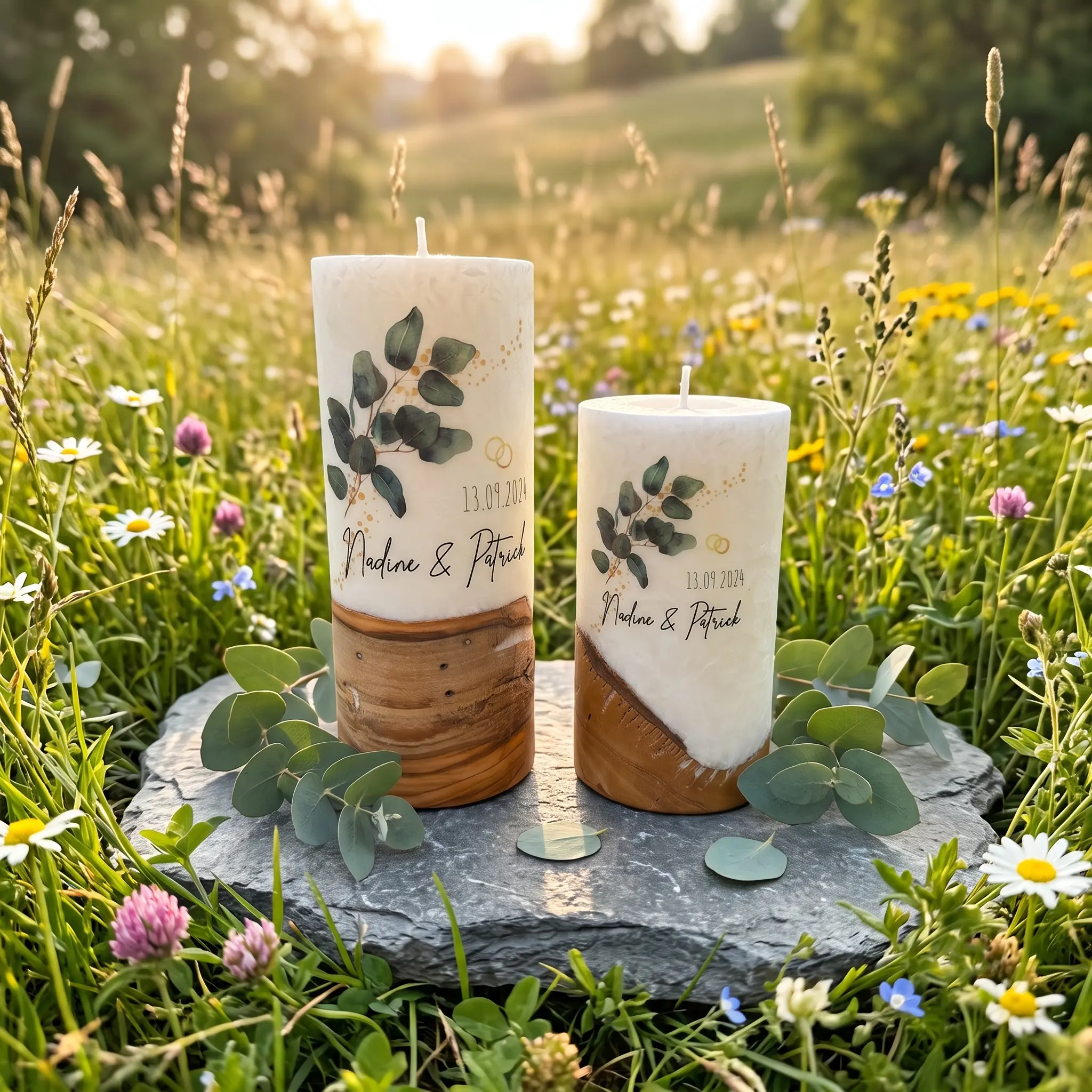 Trauzeugenkerze zur Hochzeit