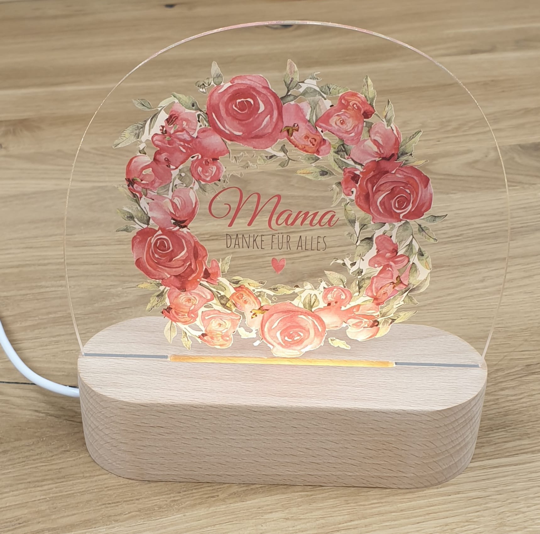 Lampe zu Muttertag ROSENKRANZ