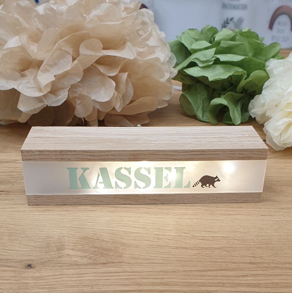 Stapellampe KASSEL zum sammeln, Mundart, LED