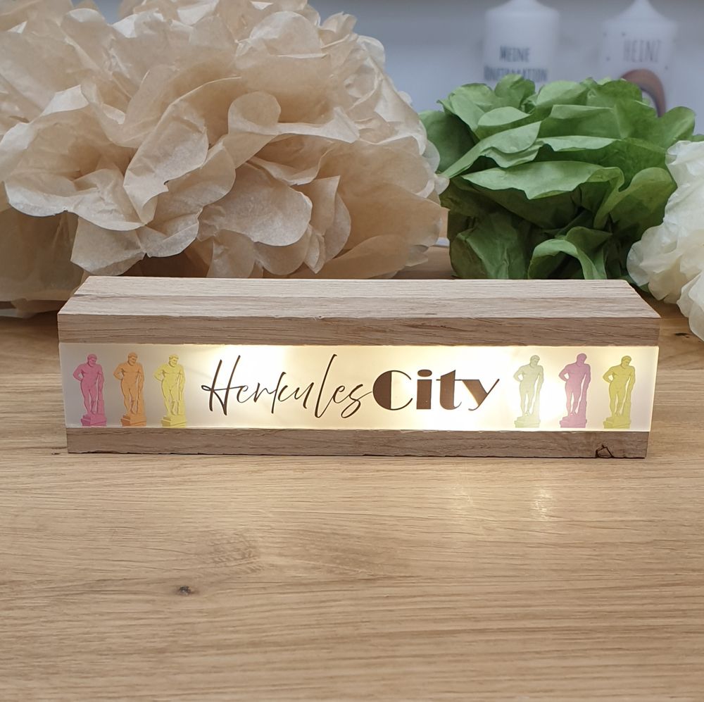 Stapellampe HERKULES CITY Kassel zum sammeln, Mundart, LED