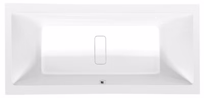 Badewanne Coast Plus 195 x 85 x 63 links Monolith inkl. Wannenschürze