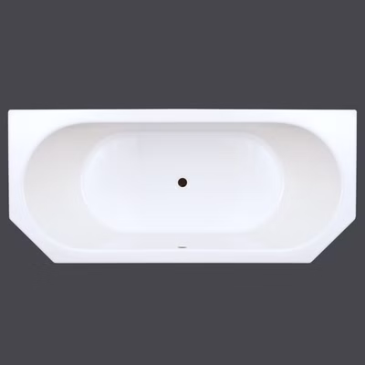 Badewanne Anja D 190 x 80 x 50 cm Duo Vorwandwanne