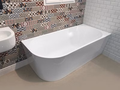 Badewanne Pacific PO rechts 160 x 75 inkl. Verkleidung und Zubehör
