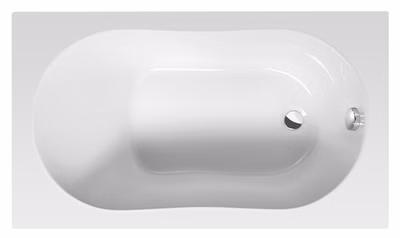 Badewanne + Wannenträger Komplettset Era 120 x 70 Mini Sitzwanne