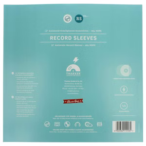 THAKKER Record Sleeves Back Cover – Classic Gear Serie, 50 Stück